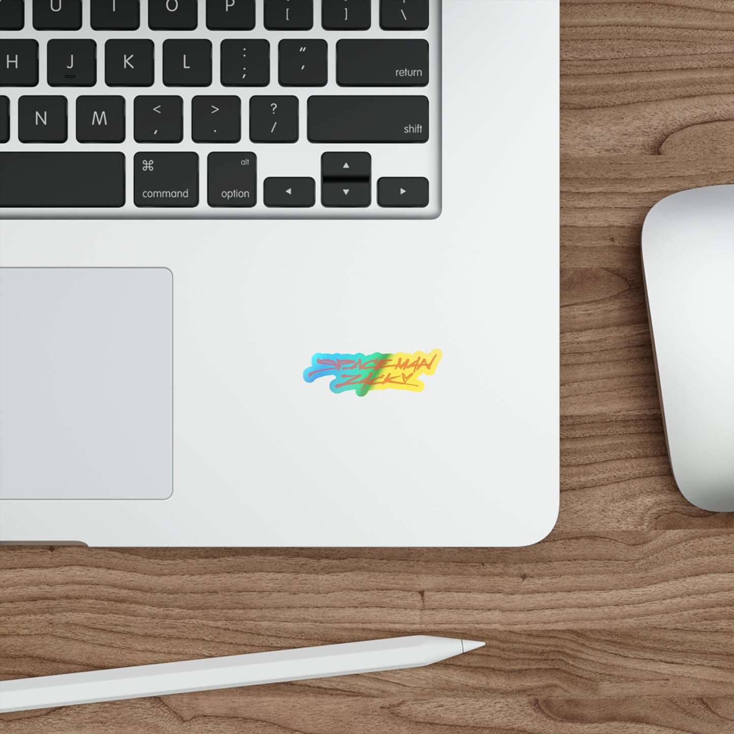 SpaceMan Zack Holographic Sticker